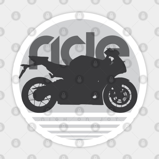 Ride cbr1000rr sun Sticker by NighOnJoy